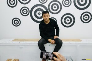 Liu Bolin art, galerie Paris-Pékin