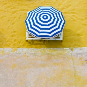 Plage de Royan, parasol