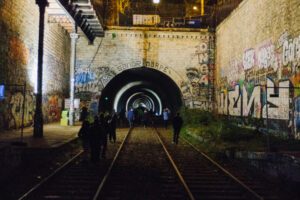 Nuit blanche à Paris sur la petite ceinture