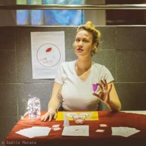 Fanny Godebarde de Clean Your Cup - association de mise en avant de la cup menstruelle
