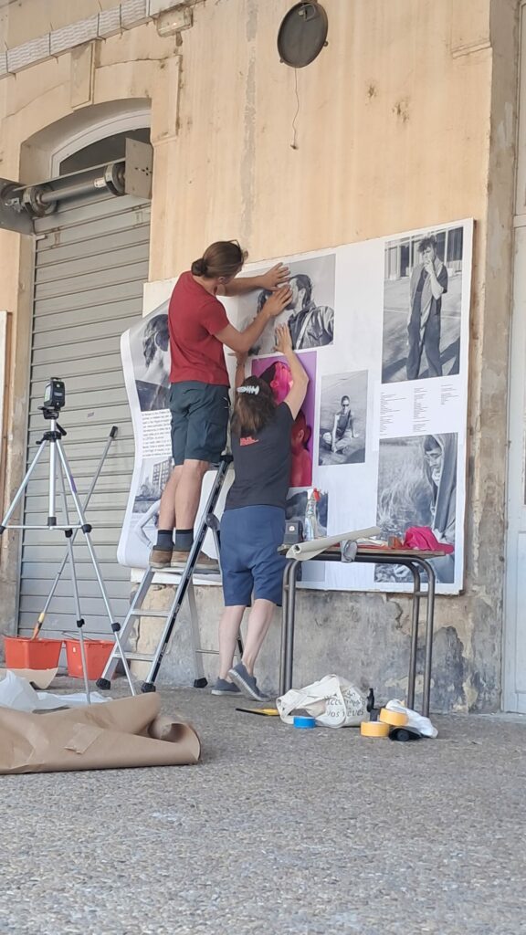 Installation de l'exposition Amimours - Collectif Fluides x Matata